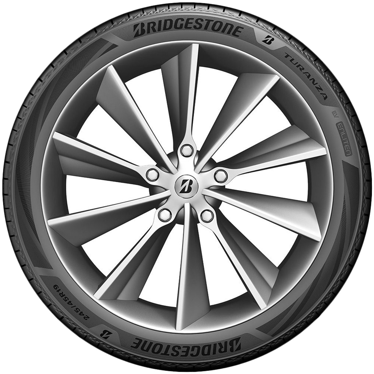 235/55R19 Bridgestone Turanza Everdrive 105V XL Black Wall