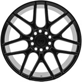 Defy D17 16x7 5x108/5x4.5" +35mm Gloss Black Wheel Rim 16" Inch D17675012+35GB