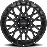 Vision 412 Rocker 22x12 8x170 -51mm Gloss Black Wheel Rim 22" Inch 412-22270GB-51