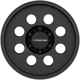 Vision 56 Midway 16x8 6x5.5" +0mm Satin Black Wheel Rim 16" Inch 56-6883SB0