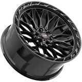 Vortek VRP-503 20x9 5x5.5"/5x150 +0mm Black/Tint Ring Wheel Rim 20" Inch 503209440BDCTR