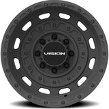 Vision 403 Tactical 17x10 8x6.5" -25mm Satin Black Wheel Rim 17" Inch 403-7181SB-25