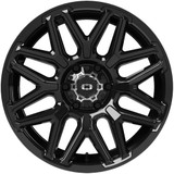Vision 305 Rekluse 20x10 6x5.5" +-25mm Gloss Black Wheel Rim 20" Inch 305-20083GB-25