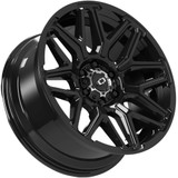 Vision 305 Rekluse 20x10 6x135 -25mm Gloss Black Wheel Rim 20" Inch 305-20036GB-25