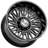 Hostile H143 Rampage 22x10 8x180 -25mm Satin Black Wheel Rim 22" Inch H143-2210818045SA