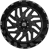 TIS 544BM 24x12 6x135/6x5.5" -44mm Black/Milled Wheel Rim 24" Inch 544BM-2426844