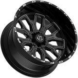 TIS 560BM 24x14 6x135/6x5.5" -76mm Black/Milled Wheel Rim 24" Inch 560BM-2446876
