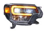 Morimoto XB Hybrid LED Amber DRL Headlights Pair For 2012-2015 Toyota Tacoma LF529-A