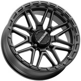 Raceline UTV A11B Krank XL 18x7 4x137 +0mm Satin Black Wheel Rim 18" Inch A11B-87037-00