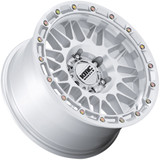 KMC KM555 Attack 17x8.5 6x5.5" +0mm Silver Wheel Rim 17" Inch KM555SD17856800