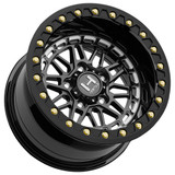 Hostile UTV H350 Apex Beadlock 15x8 5x4.5" +0mm Black/Milled Wheel Rim 15" Inch H350-1580511444GB