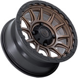 Fuel UTV FV866 Piston 15x7 4x156 +10mm Bronze Wheel Rim 15" Inch FV866ZB15704410