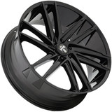 DUB DC275 Blaze 24x10 6x135 +30mm Gloss Black Wheel Rim 24" Inch DC275BX24106330