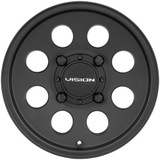 Vision UTV 56 Midway 15x6 4x136 +38mm Satin Black Wheel Rim 15" Inch 56-156136SB5