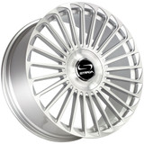 Strada S68 Martello 22x9 5x4.5"/5x120 +30mm Brushed Wheel Rim 22" Inch SF6829050130BFS