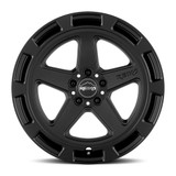 Reika R20 Teton 17x8 5x4.5" +38mm Satin Black Wheel Rim 17" Inch R20780381203F