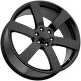 Factory Reproductions FR32F SS 20x10 6x5" +45mm Gloss Black Wheel Rim 20" Inch 32010456002F