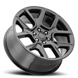 Factory Reproductions FR76 Ram 22x9 5x5.5" +15mm Gloss Black Wheel Rim 22" Inch 76290155502