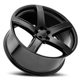 Replica FR77 Hellcat HC2 20x11 5x115 +22mm Gloss Black Wheel Rim 20" Inch 77011221502