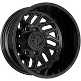 Set of 4-17" Inch TIS 544B Dually 8x210 Gloss Black Wheels Rims 544B-76599S-4