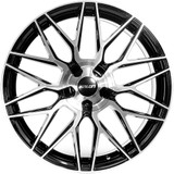 Kalon 203 Blitz 16x7 5x112/5x120 +42mm Black/Machined Wheel Rim 16" Inch 203AB-1670EH42