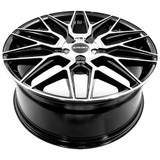 Kalon 203 Blitz 16x7 5x108/5x115 +42mm Black/Machined Wheel Rim 16" Inch 203AB-1670CG42