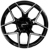Kalon 201 Falcon 20x8.5 5x112/5x120 +38mm Black/Machined Wheel Rim 20" Inch 201AB-2085EH38
