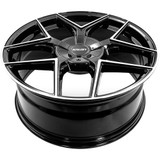 Kalon 201 Falcon 18x8 5x108/5x115 +40mm Black/Machined Wheel Rim 18" Inch 201AB-1880CG40