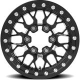 Vision UTV 346BL Storm Beadlock 15x10 6x5.5" +25 Black/Milled Wheel Rim 15" Inch 346BL151655BMS65