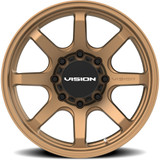 Vision 351 Flow 20x9 8x170 +12mm Bronze Wheel Rim 20" Inch 351-2970BZ12