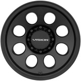 Vision 56 Midway 20x12 8x170 -44mm Satin Black-W Wheel Rim 20" Inch 56-20270SB-44