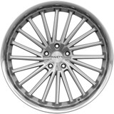 Ravetti M14 22x9 5x112 +32mm Brushed/SSL Wheel Rim 22" Inch RAV-M14-22974SBR