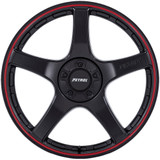 Petrol PE003 P2E 17x8 5x112/5x120 +40mm Black/Red Wheel Rim 17" Inch PE003MQ17805940