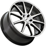 TSW TW004 Canard 19x10.5 5x120 +35mm Black/Machined Wheel Rim 19" Inch TW004BD19055235