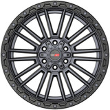 Vortek VRT-604 17x9 6x135/6x5.5" +0mm Gunmetal Wheel Rim 17" Inch 604179570MTBR