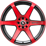 Spec-1 SPT-32 17x8 5x4.5"/5x120 +42mm Black/Red Wheel Rim 17" Inch SPT-321783842BMR