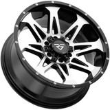 Rock Forged FF88 18x9 6x135/6x5.5" -12mm Black/Machined Wheel Rim 18" Inch FF88-18963539-12BM