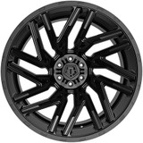 TIS 554B 22x12 6x135/6x5.5" -44mm Gloss Black Wheel Rim 22" Inch 554B-2226844S