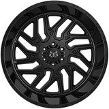 TIS 544B 22x12 8x6.5" -44mm Gloss Black Wheel Rim 22" Inch 544B-2228144S