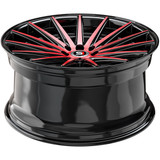 Spec-1 SP-69 17x7.5 5x4.5"/5x120 +42mm Black/Red Wheel Rim 17" Inch SP-6917753842BMR