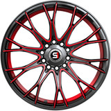 Spec-1 SP-59 17x7.5 5x108/5x4.5" +42mm Black/Red Wheel Rim 17" Inch SP-5917753242BMR