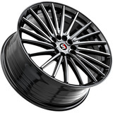 Spec-1 SP-68 17x7.5 5x105/5x4.5" +42mm Black/Machined Wheel Rim 17" Inch SP-6817752842BM