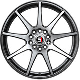 Spec-1 SP-67 17x7 5x110/5x4.5" +42mm Black/Machined Wheel Rim 17" Inch SP-671773542BM