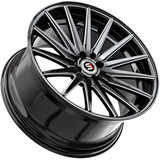 Spec-1 SP-69 18x8 4x100/4x4.5" +38mm Black/Milled Wheel Rim 18" Inch SP-69188938GBM