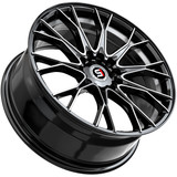 Spec-1 SP-59 17x7.5 5x112/5x4.5" +42mm Black/Machined Wheel Rim 17" Inch SP-5917753642BMU