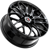Spec-1 SP-57 17x7.5 5x100/5x4.5" +42mm Gloss Black Wheel Rim 17" Inch SP-5717752342GB