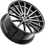 Spec-1 SP-69 17x7.5 5x112/5x4.5" +42mm Black/Machined Wheel Rim 17" Inch SP-6917753642BMU