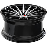 Spec-1 SP-69 17x7.5 5x112/5x4.5" +42mm Black/Machined Wheel Rim 17" Inch SP-6917753642BMU