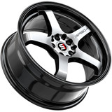 Spec-1 SPT-31 18x8.5 4x100/4x4.5" +38mm Black/Machined Wheel Rim 18" Inch SPT-311885938BM