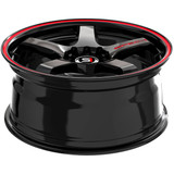 Spec-1 SPT-31 18x8.5 4x100/4x4.5" +38mm Black/Red Wheel Rim 18" Inch SPT-311885938GBRL